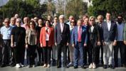 CHP'nin yeni yönetiminden Atatürk Anıtı'na çelenk